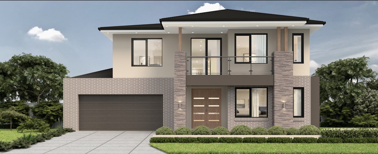 Double Story Facades Homes — free download